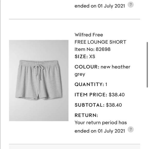 Aritzia lounge shorts - Picture 2 of 4